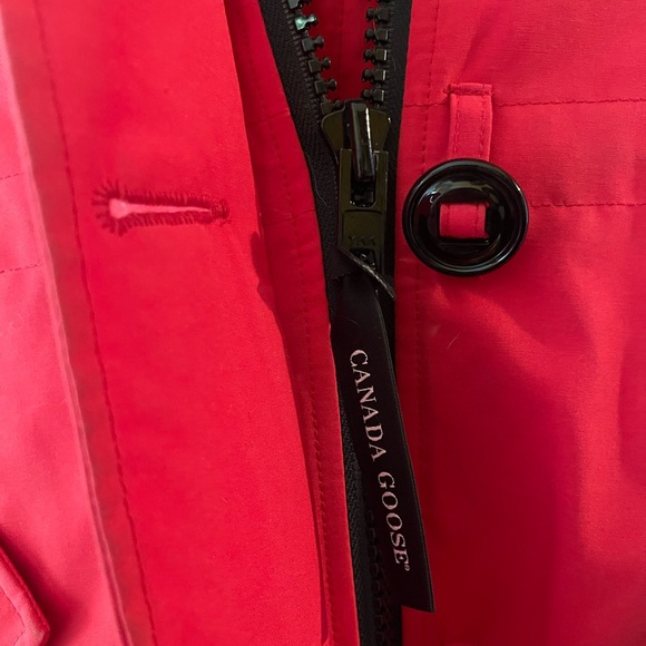 Red Canada Goose Jacket Size Small - Picture 5 of 10